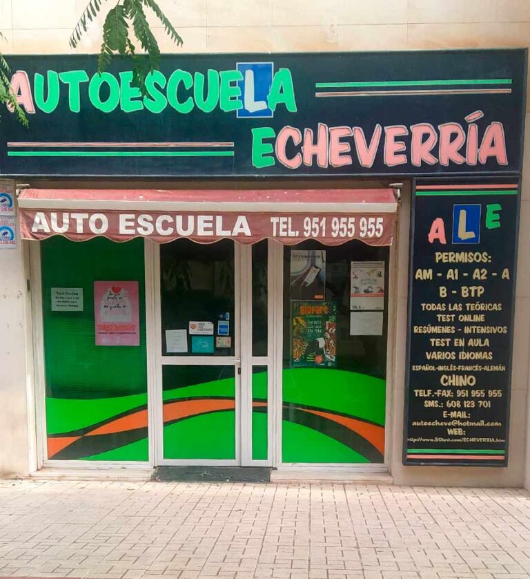 Autoescuelas Echeverría en Málaga